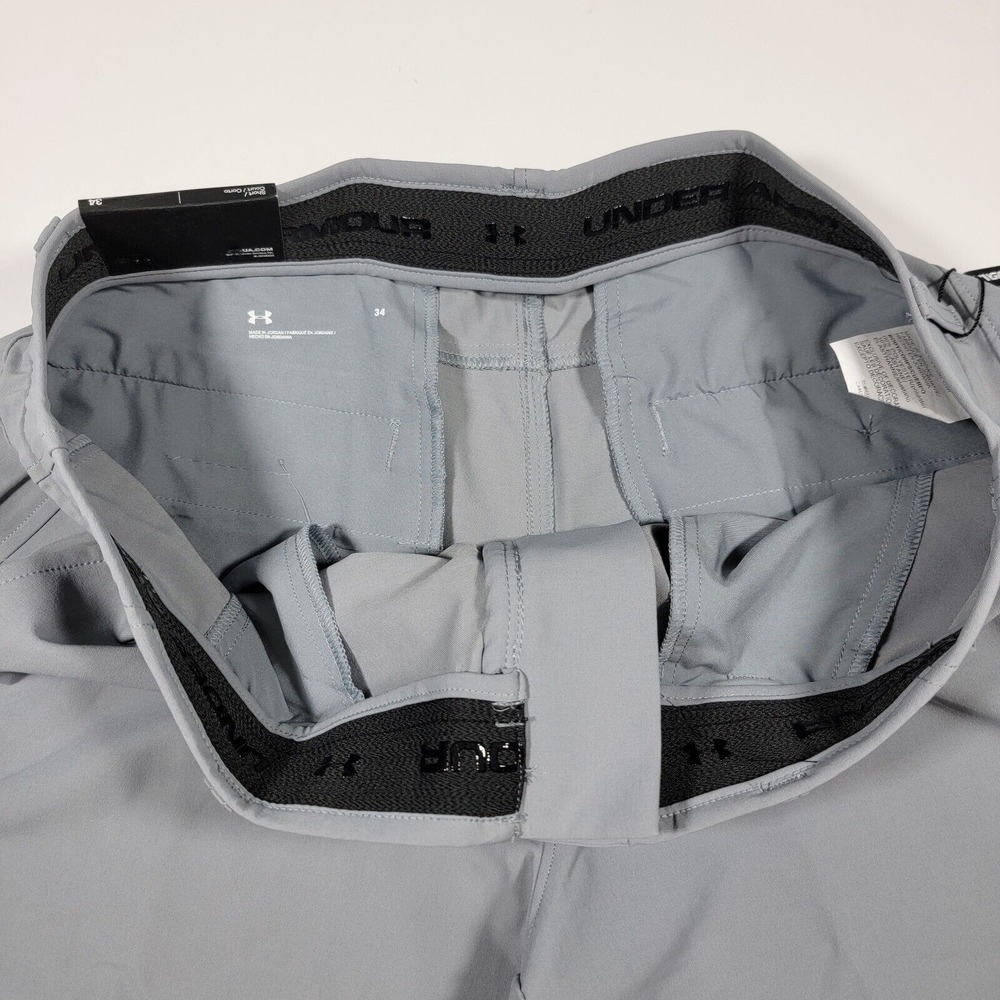 Under Armour Men's Golf DRIVE SHORT Shirt Grip GRAY Size 34 NEW WITH TAG - Picture 5 of 9